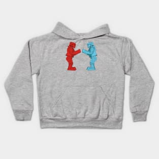 Rock em sock em robots Kids Hoodie